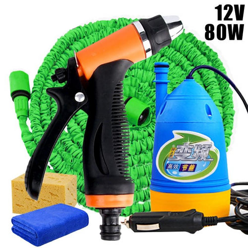 12v80w car washer Gun pump high pressure cleaner