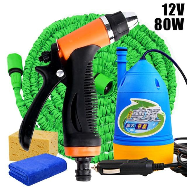 12v80w car washer Gun pump high pressure cleaner