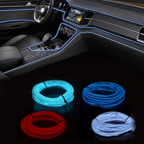 12V car interior neon light