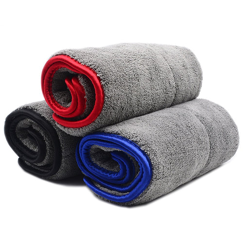48x42cm 3PCS Thick Microfiber Car Cleaning Cloths
