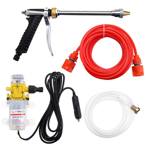 1Set DC 12V 100W 160PSI High Pressure Car Electric Washer Wash Pump Set